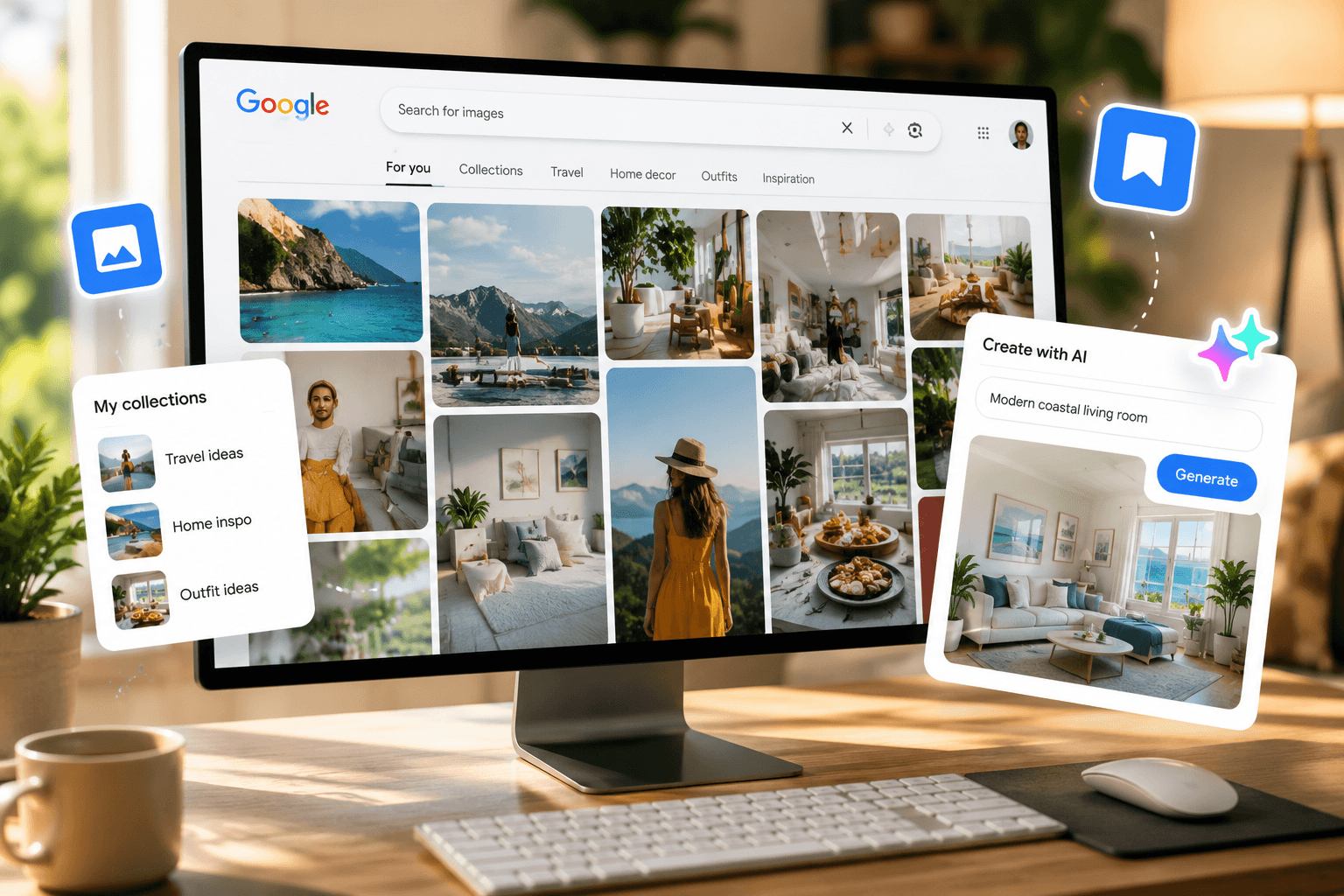 Google Images Introduces Pinterest-Style Redesign With AI Image Creation in Search